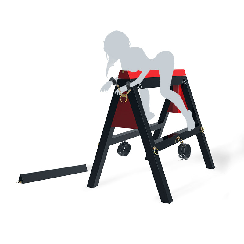 Authentic Spanish Donkey BDSM equipment demonstrating solid wood durability and stability
