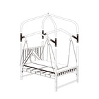 Multi position bondage furniture with adjustable restraint mechanisms and professional grade hardware